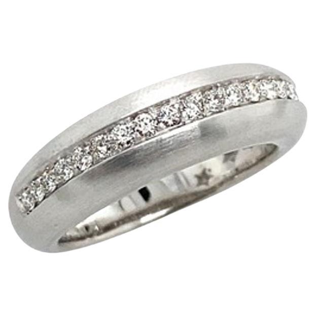 H. Stern 18ct White Gold Diamond Ring Set With 0.45ct of Diamonds For Sale