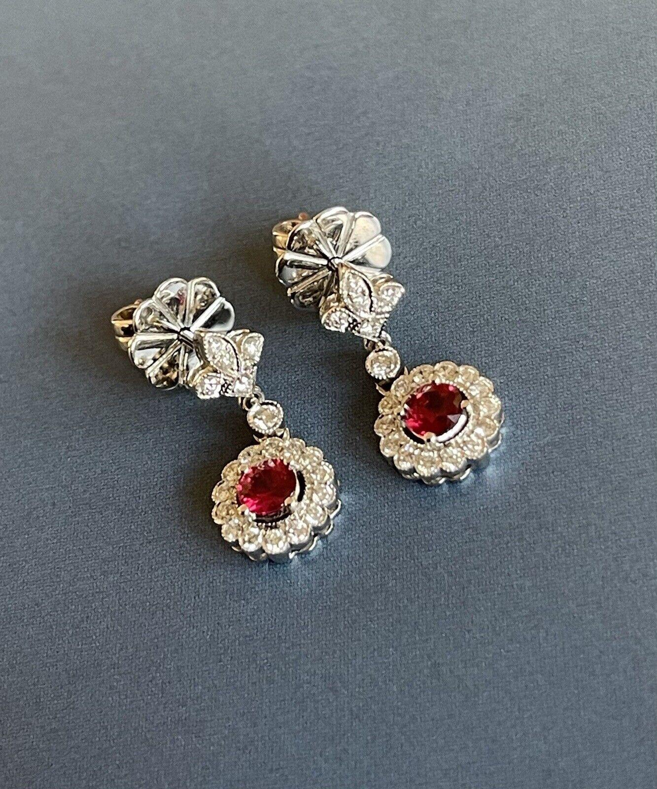 
Classic fine jewellery meets modern chic


Gorgeous round halo studs adorned with over half carat Diamond and 0.40ct Ruby stones

Milgrain settings adds an amazing character these beautiful Diamond Drop Earrings


Perfect for wedding season,