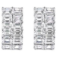 18ct White Gold Diamond Set Earrings