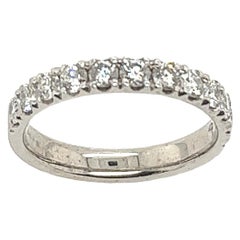 18ct White Gold Diamond Set Wedding Band With 0.50ct G/VS1 Natural Diamonds