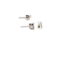 18ct White Gold Diamond Stud Earrings, 0.20ct Diamonds