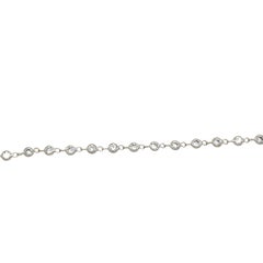 18ct Weißgold Diamant-Tennisarmband