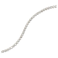 18ct White Gold Diamond Tennis Bracelet Set With 3.50ct H/SI1 Natural Diamonds
