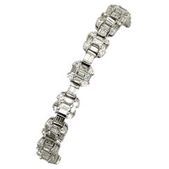 18ct White Gold Diamond Tennis Bracelet Set With 6.0ct G/VS2 Natural Diamonds