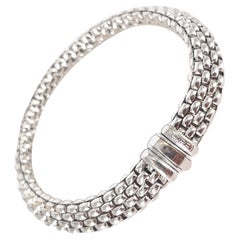 18 Karat Weißgold Fope-Armband