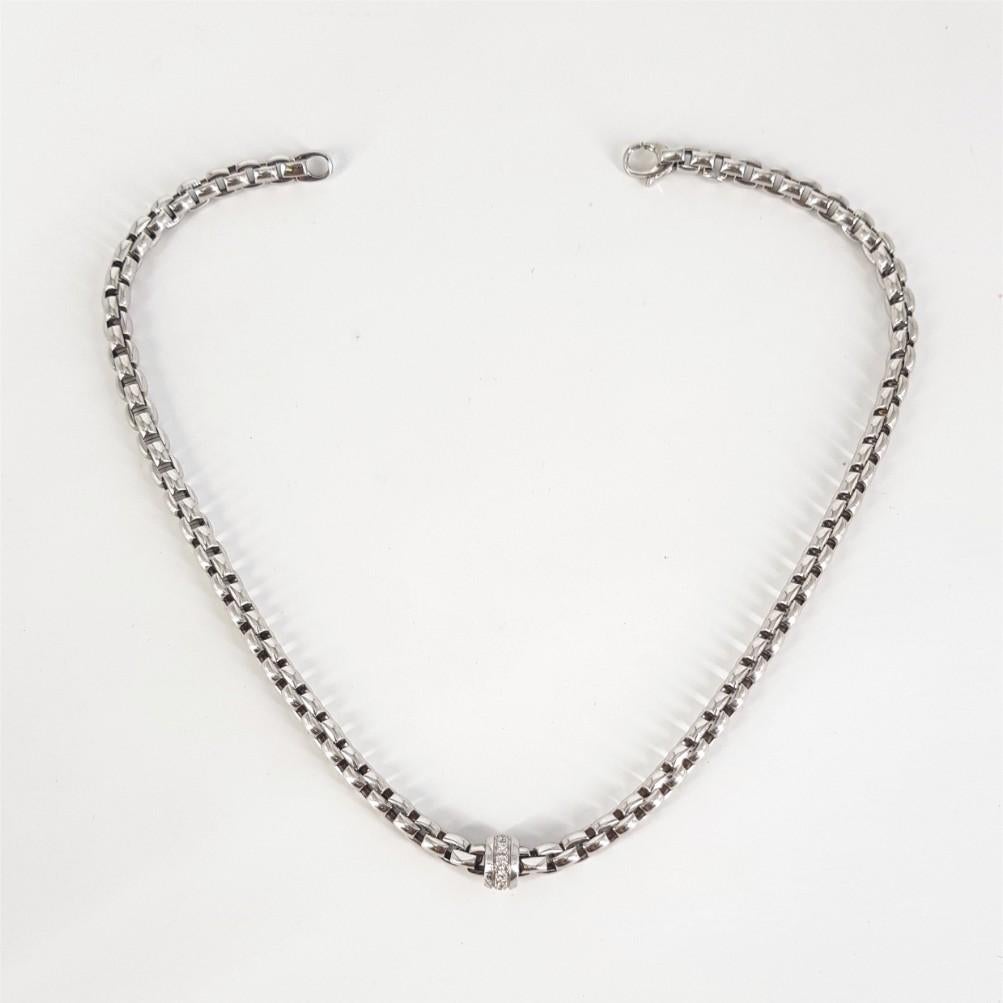 fope white gold necklace