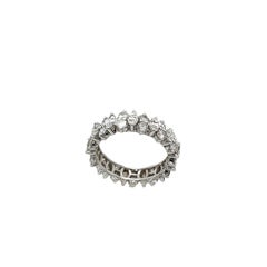 18ct White Gold Full Eternity Diamond Ring, Set With 3.0ct Natural Diamonds