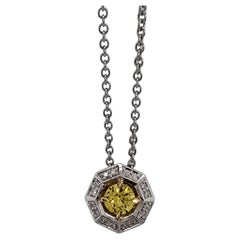 18ct White Gold Necklace "Sunbust"