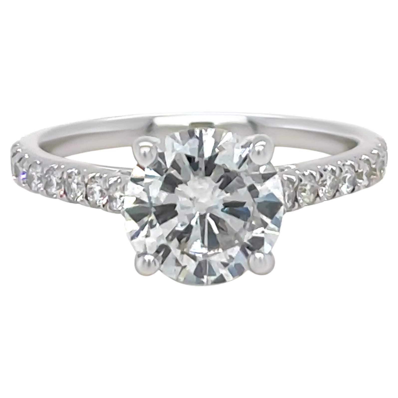 18ct White Gold Round Brilliant Cut Diamond Ring 1.41ct 5.21g