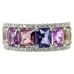 18ct White Gold Sapphire and Diamond Eternity Ring 18ct White Gold Sapphire and Diamond Eternity Ring