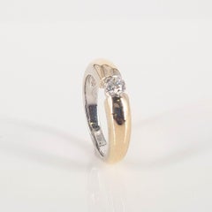 18ct White Gold Tension Diamond Ring