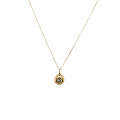 18ct Gelb Diamant-Anhänger mit 0,10ct natürlichen Diamanten
