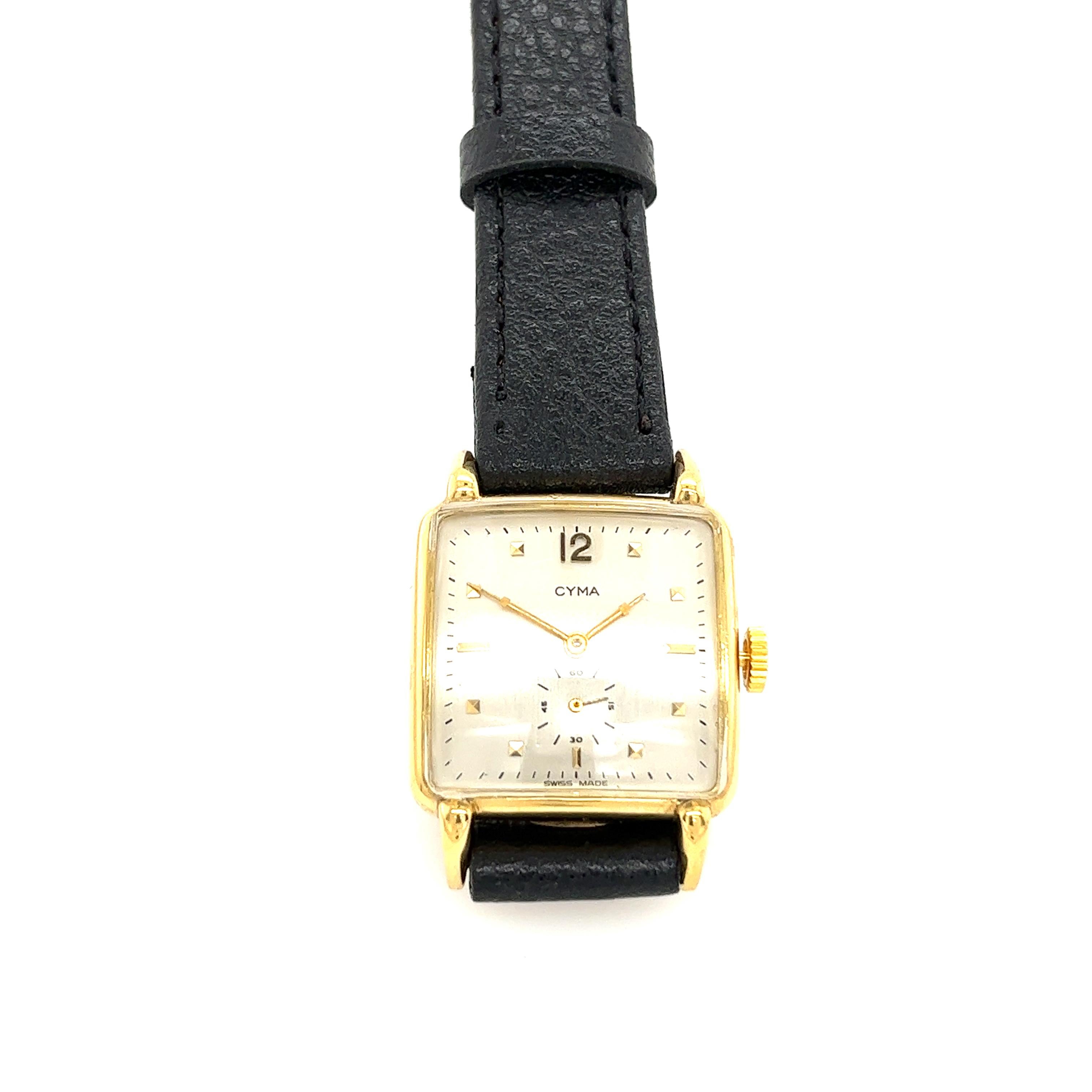 cyma gold watch
