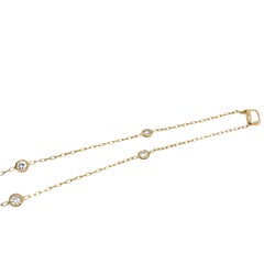 18ct Yellow Gold 0.57ct G-VVS1 GIA Diamond Necklace