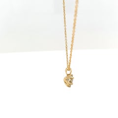 18ct Yellow Gold 1.0ct H/SI2 Natural Diamond Pendant Suspended from 18" Chain