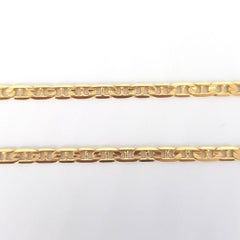18 Ct Yellow Gold Anchor Link Chain