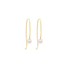 18ct Yellow Gold and Pearl Earrings "Celine"