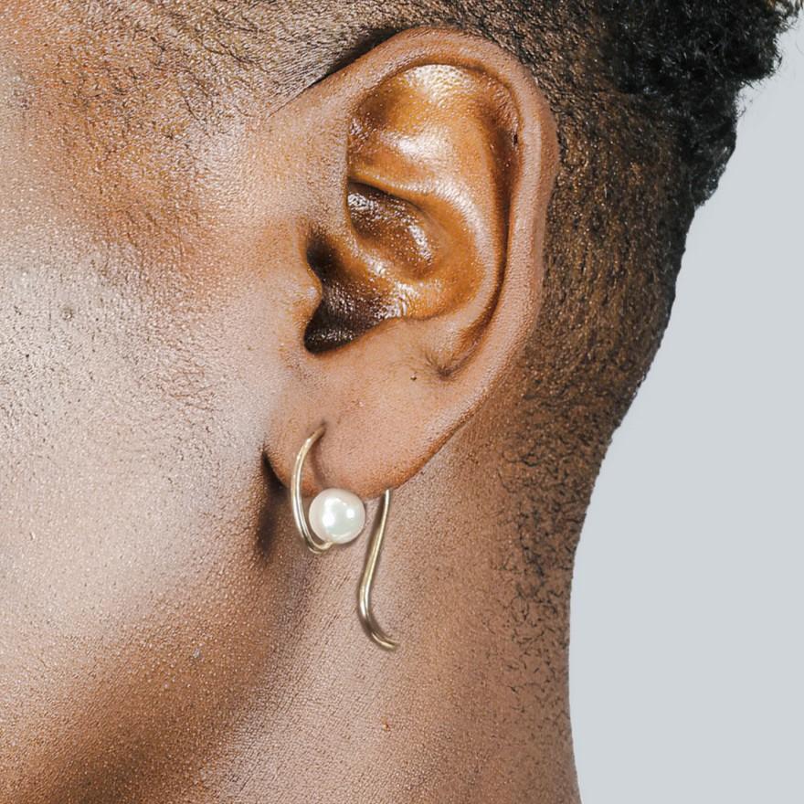 Perle Boucles d'oreilles 