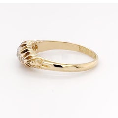 18ct Yellow Gold Antique Edwardian Diamond Ring c.1905