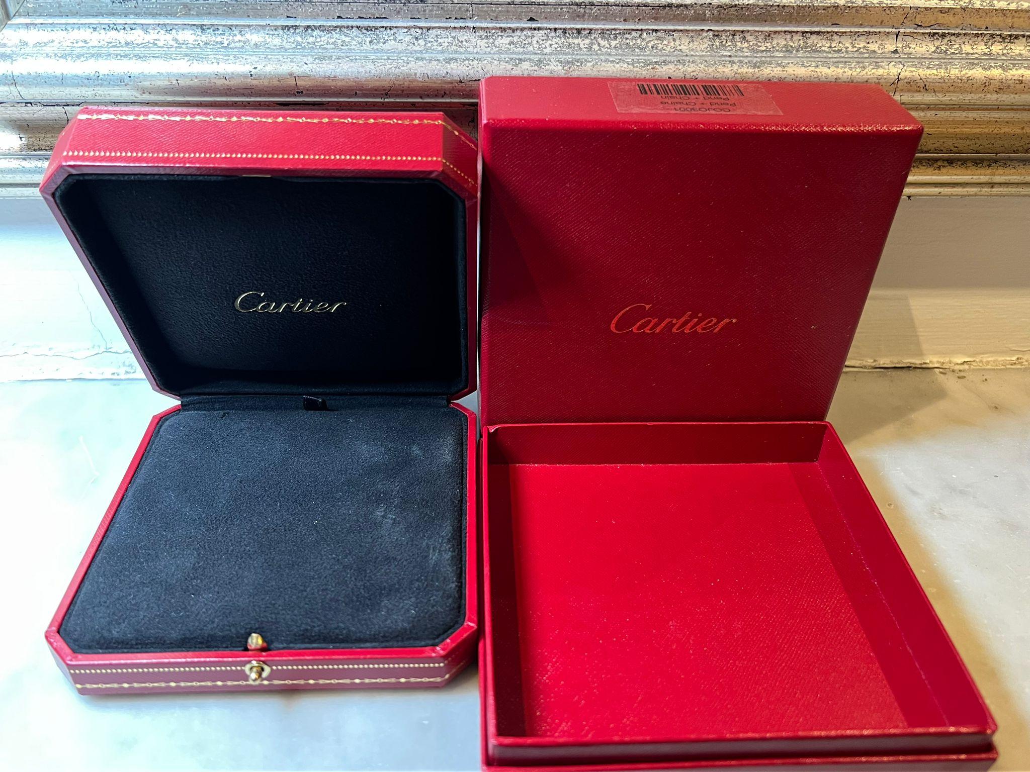 Collier en or jaune 18ct à diamants semi-pavés Cartier LOVE 0.22ct 6.58g en vente 6