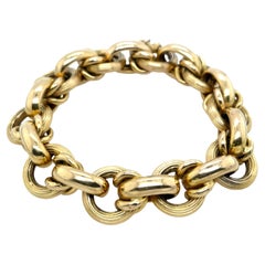 Bracelet en or jaune 18ct, 39.86g
