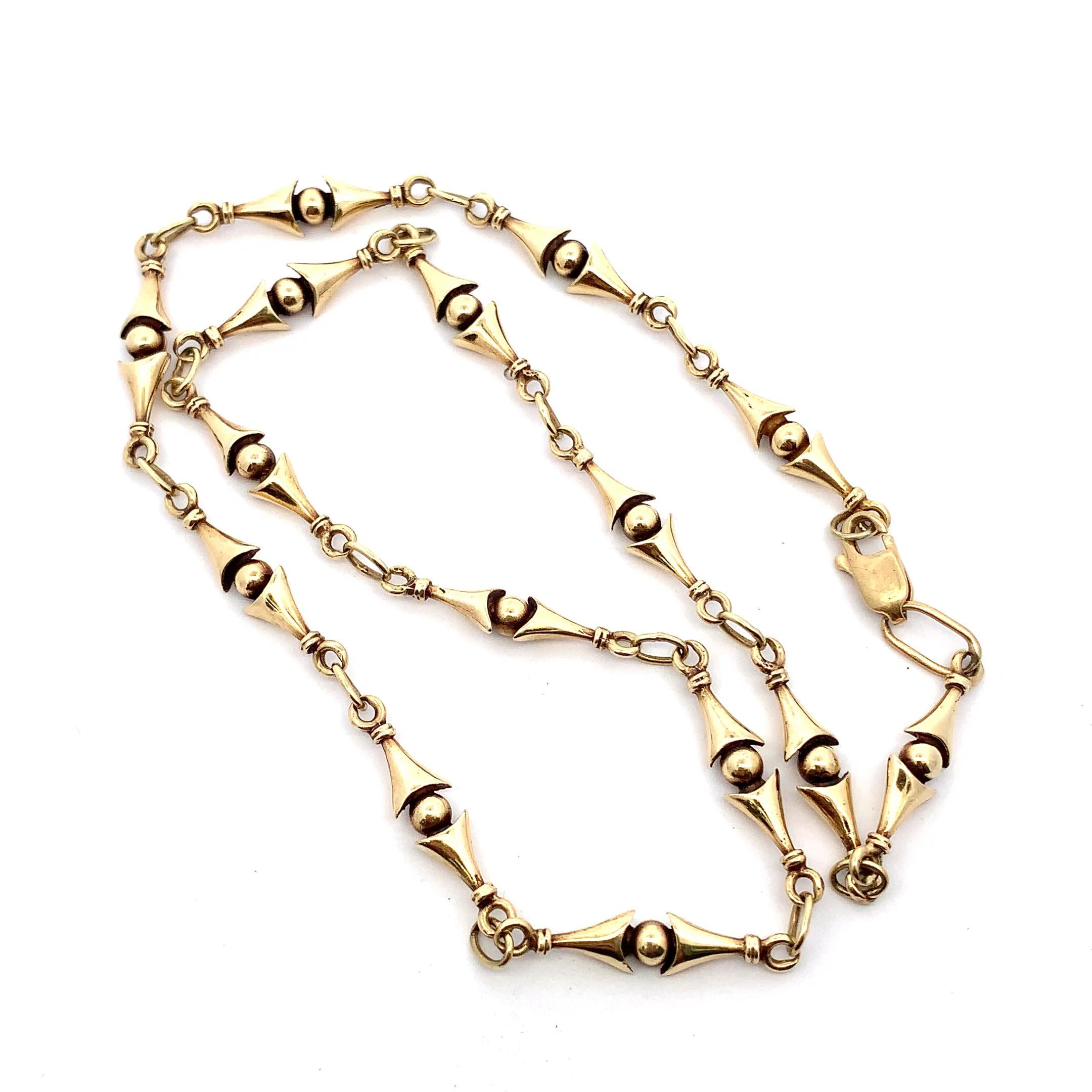 Collar vintage de cadena gruesa de oro amarillo de 18 ct en Nuevo estado para la venta en London, GB