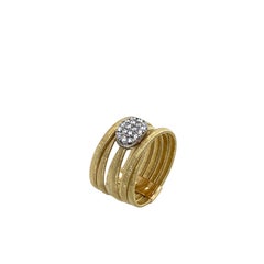 18ct Yellow Gold Diamond 6-Row Ring – 0.27ct Natural Diamonds