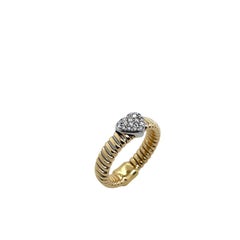 18ct Yellow Gold Diamond Heart Cocktail Ring – 0.45ct Natural Diamonds