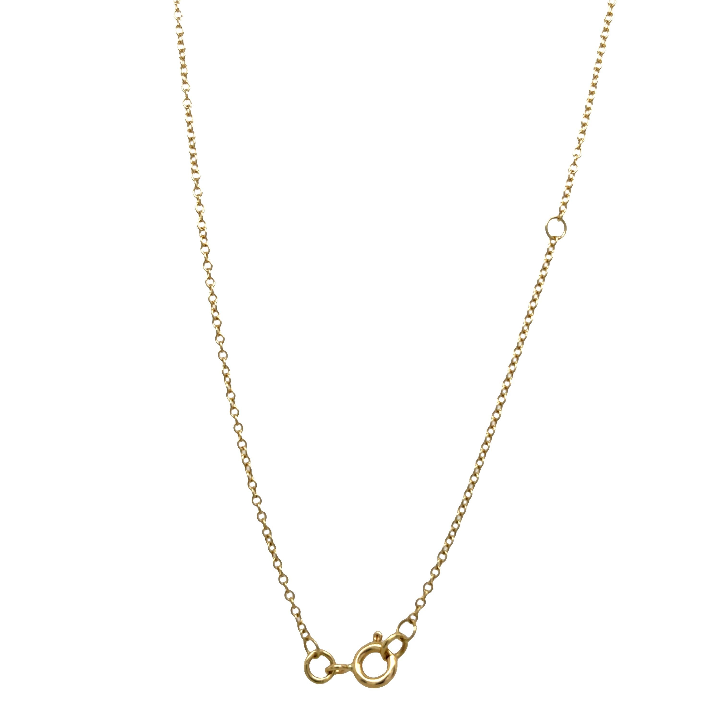 18ct Yellow Gold Diamond Necklace – 23 Diamonds, 0.85ct Total Diamond Weight In condizioni Nuovo in vendita a London, GB