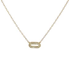 Pendentif en or jaune 18ct - 0.16ct Diamants naturels