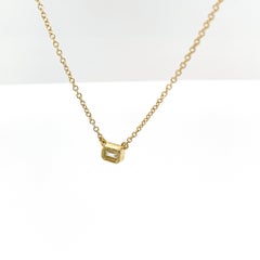 18ct Yellow Gold Diamond Pendant Set With 0.25ct Criss Cut Diamond