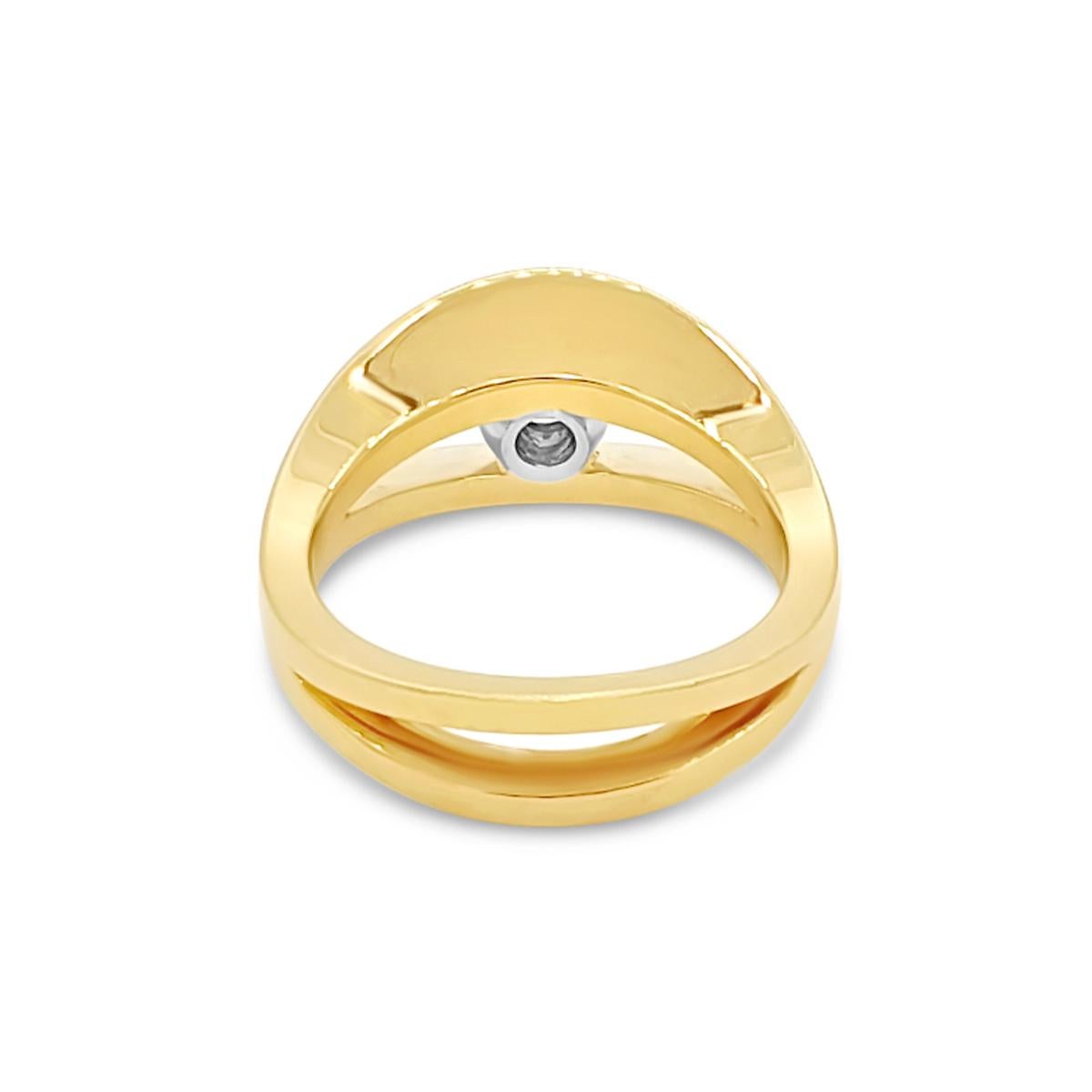 Im Angebot: Ring „Reflections“ aus 18 Karat Gelbgold mit Diamanten () 5