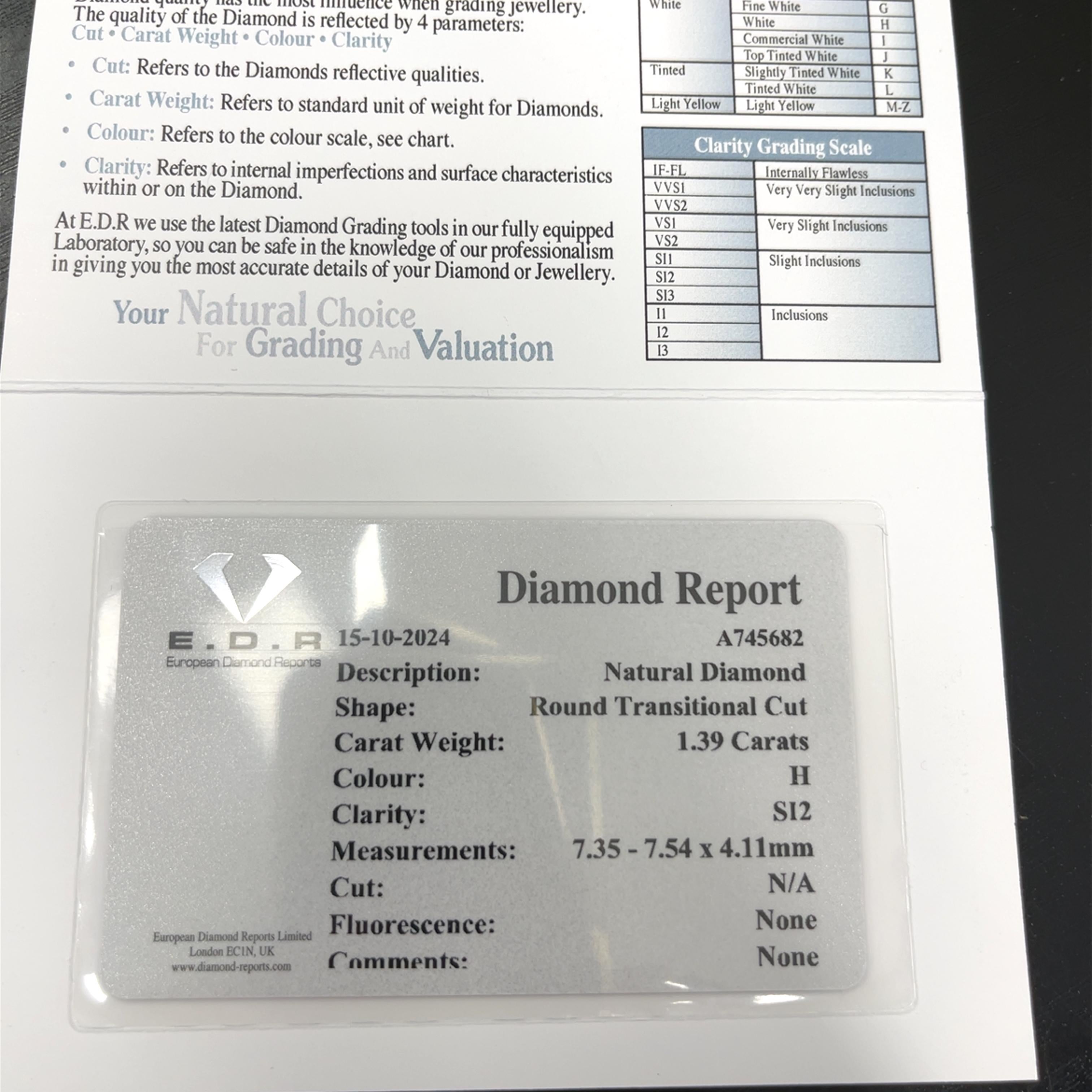 14 Karat Roségold & Platin Diamantring, mit 0,38 Karat rundem Diamanten besetzt für Damen oder Herren