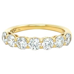 18ct Yellow Gold Diamond Wedding Ring 1.26ct