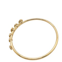 18ct Yellow Gold Interlocking Diamond Bangle – 6 Natural Diamonds (1.05ct)