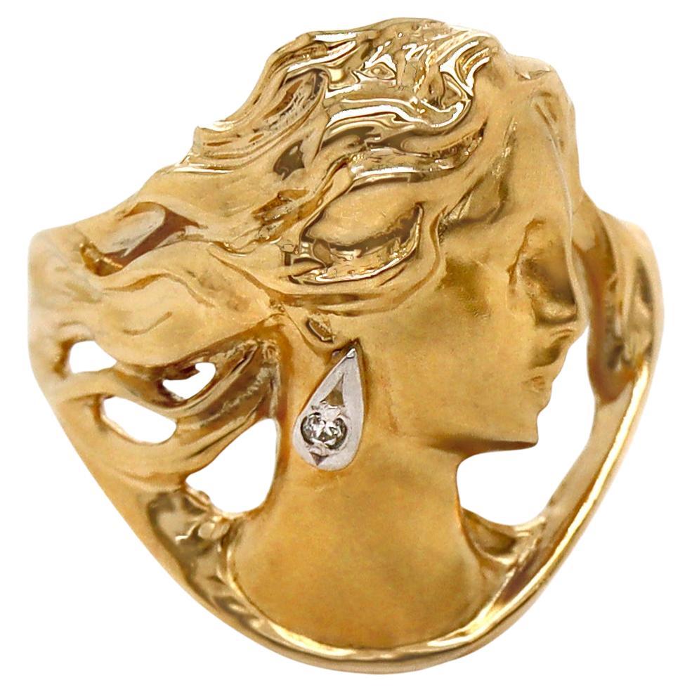 18CT Yellow Gold Maiden Diamond Ring