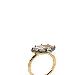 18ct Yellow Gold Marquise Diamond Solitaire, 3.33ct N-SI2 GIA certificate