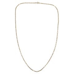 18ct Yellow Gold Paper Clip Link Chain