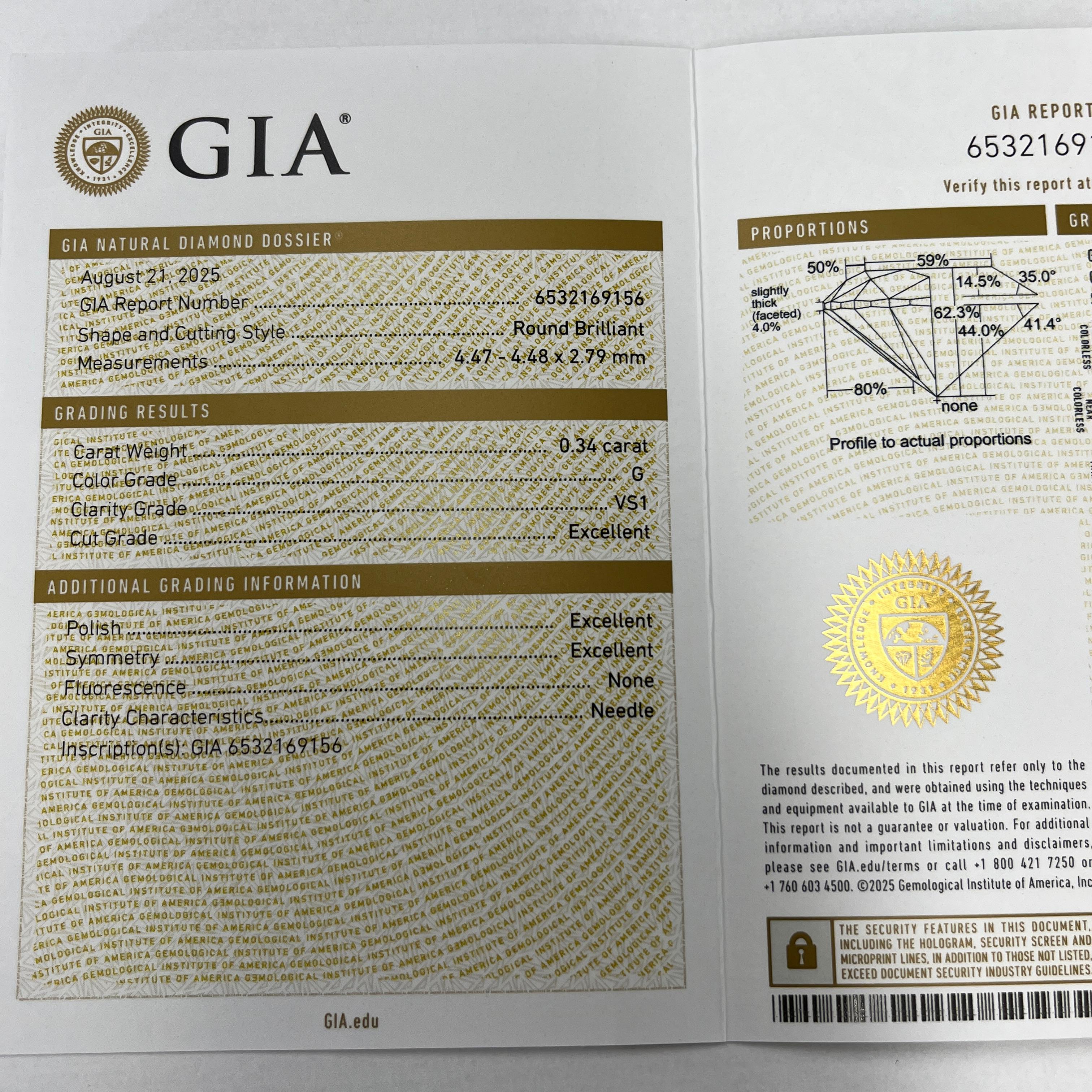 Bague en or jaune 18 ct et platine à 5 diamants GIA, 1,70 ct G-VS1 en vente 3