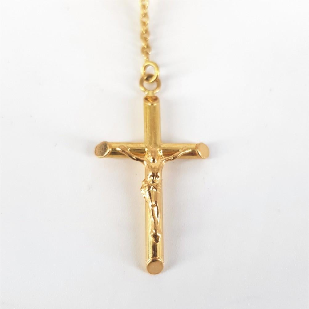 18ct Yellow Gold Rosary In Excellent Condition In Cape Town, ZA