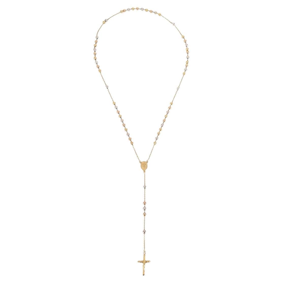 18ct Yellow Gold Rosary