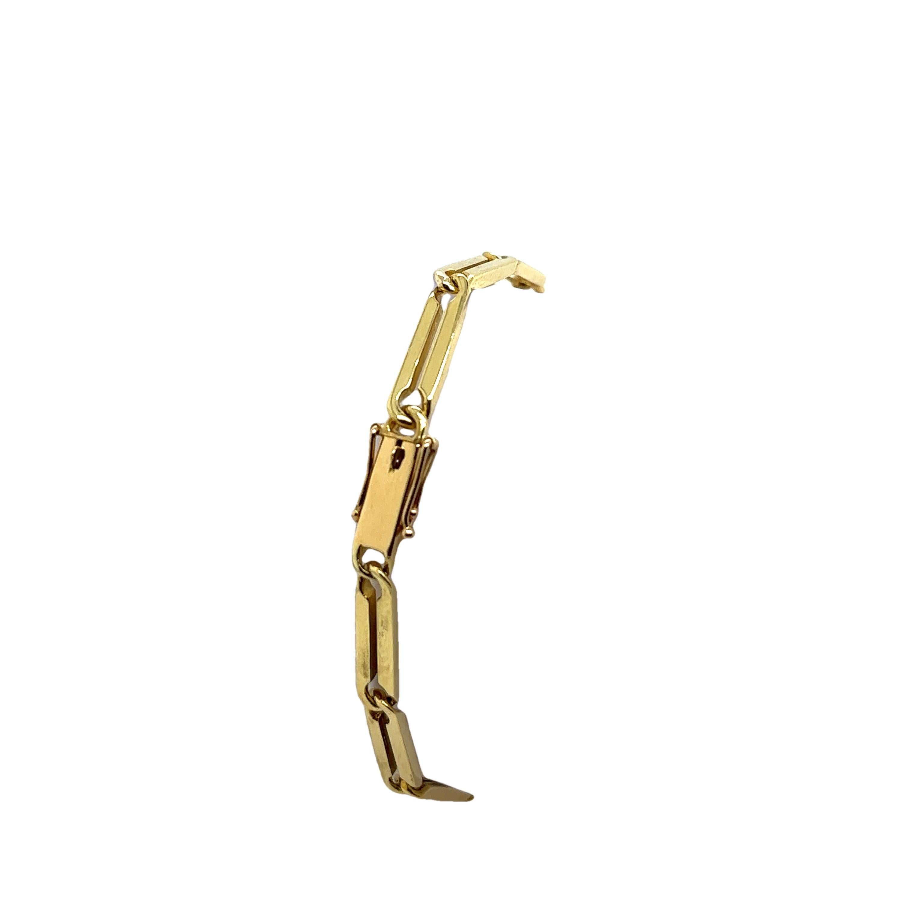 Armband aus 18 Karat Gelbgold mit Rubin und Diamanten, gefasst mit 1,50 Karat Diamanten und 1,75 Karat Rubin Damen