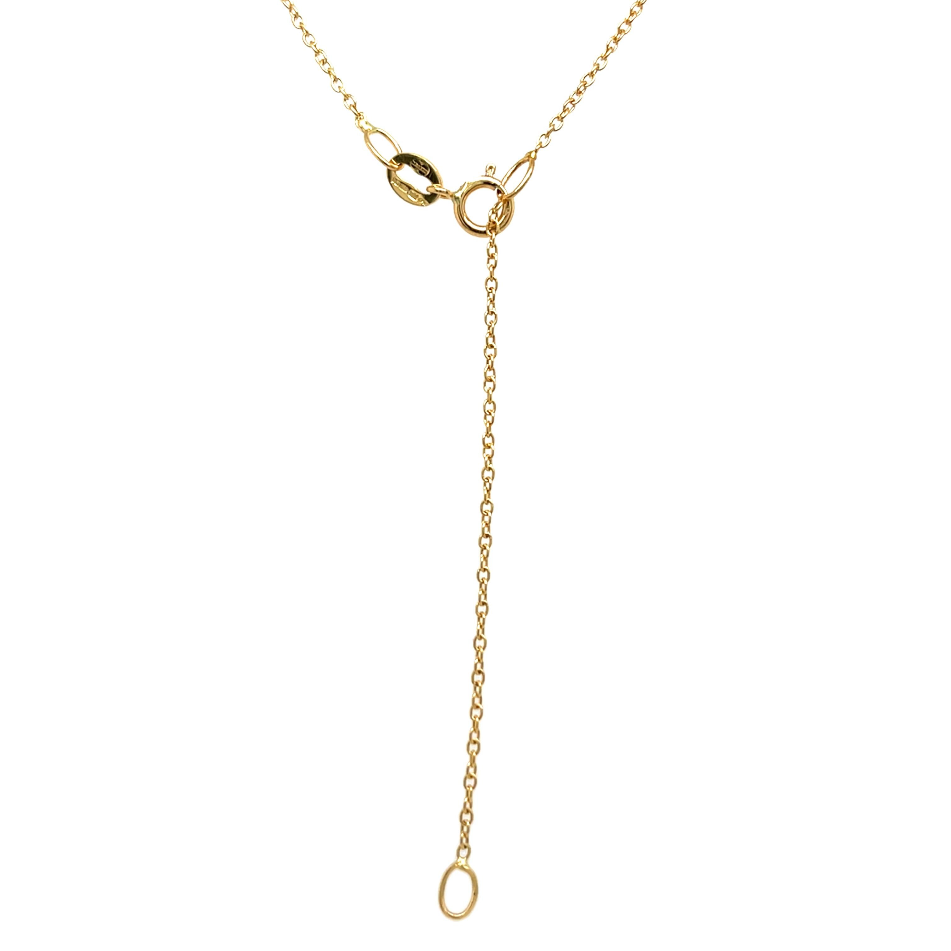 Boucles d'oreilles et pendentif en or jaune et blanc 18ct sertis de 0,45ct de diamants en vente 1