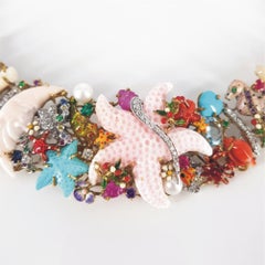 18ct Yellow White & Rose Gold Santagostino Caribbean Reef Necklace