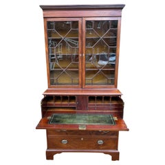 18th Century Georgian Mahogany Secrétaire Bookcase