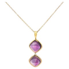 18K 18K Van Cleef 
Arpel Amethyst Pendant18K Van Cleef 
Arpel Amethyst Pendant