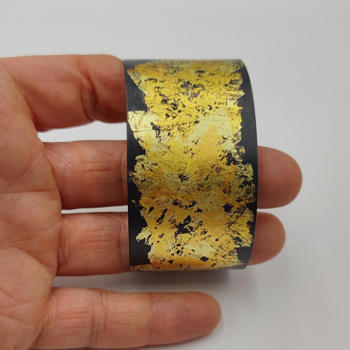 18K 22K 24K Gold Oxidized Silver Hand Made Braceled 1
