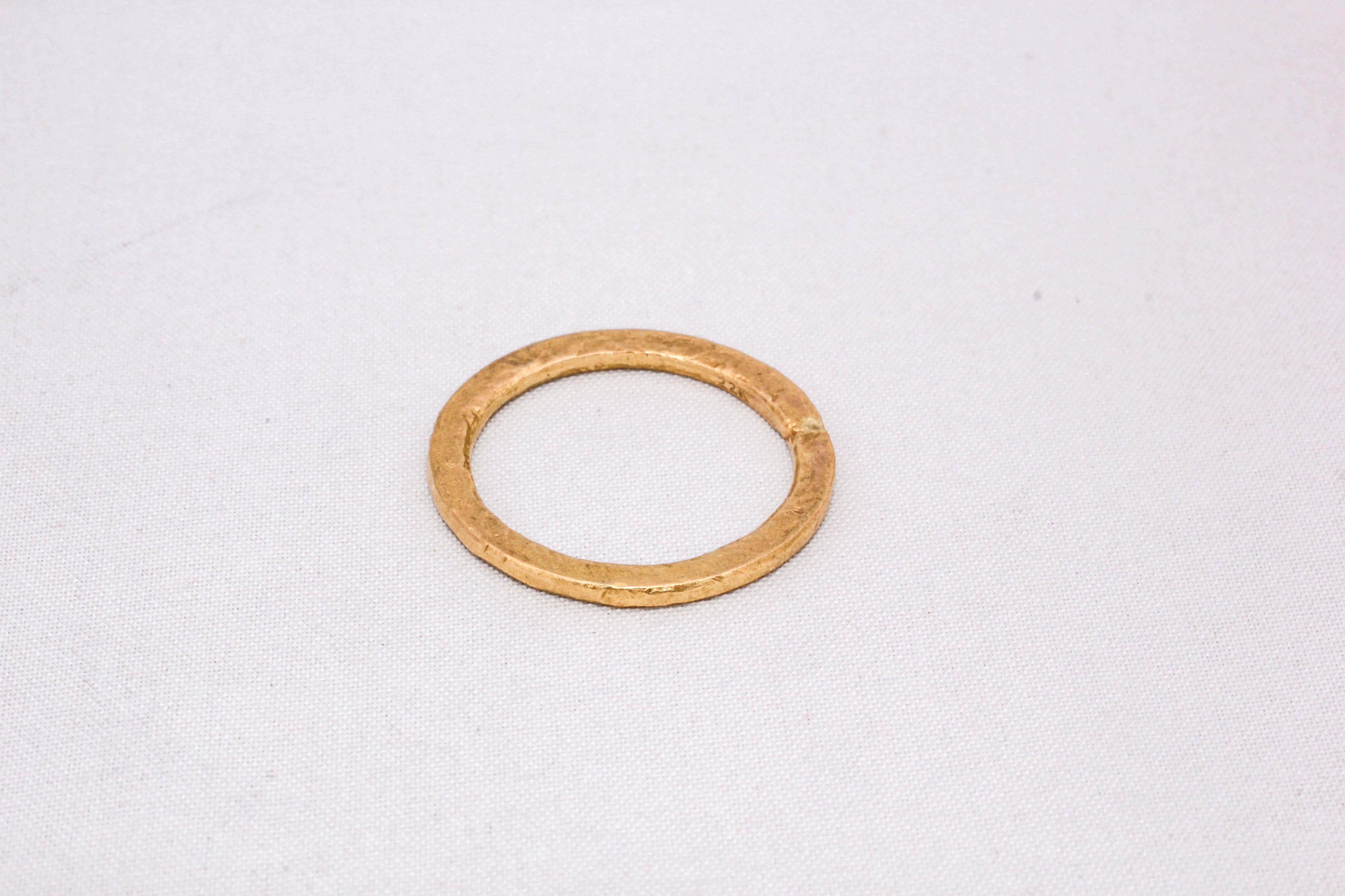 18K 22K Recycelter Gold-Emaille-Ring Stapel-Mode-Hochzeitsgeschenk für sie oder ihn im Angebot 1
