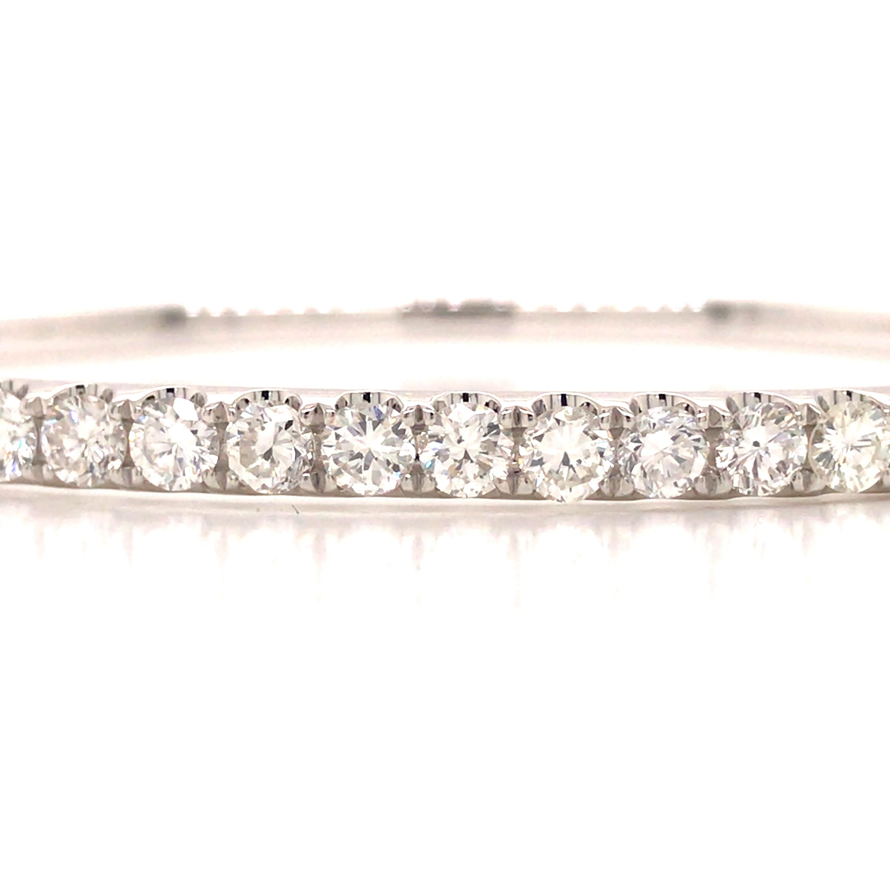 3 carat diamond bracelet 18k white gold