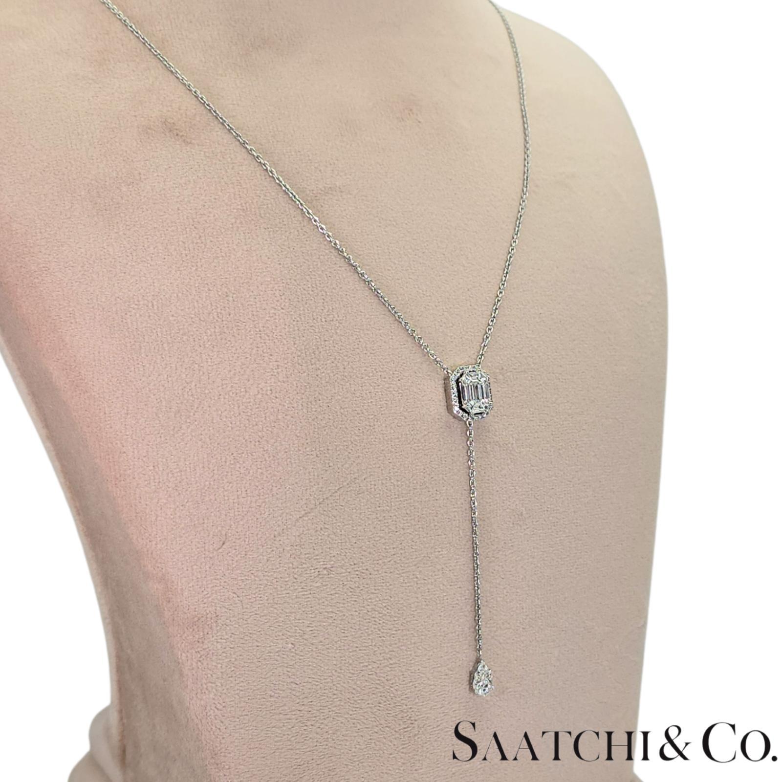 Collar Conjunto Ilusión Diamantes Naturales

Tipo de metal Oro Blanco 18K 750
Peso total del artículo: 6,79 gramos
Longitud: 18 pulgadas (Redimensionable)
1:
Peso del diamante natural: 1.09 ct.
Grado de Claridad del Diamante: VVS-VS
Grado de color